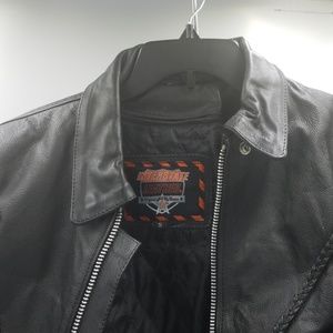 International Leather Black Jacket Women's